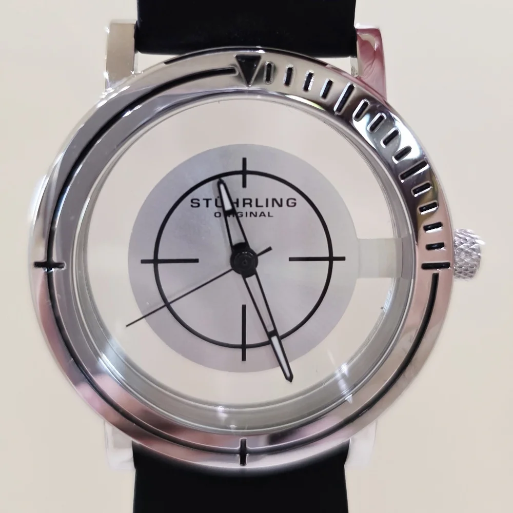 Stuhrling Sniper 3915 Quartz 42 mm Classic Aviator Original Men's Wrist Watch